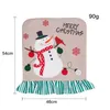 Christmas Decoration Chair Cover Back Case Snowman Reindeer Elk Table Houseware Decorations Party Favor Xmas Supplies YFA3052