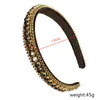 Brilhando Headbands de Cristal para Mulheres Meninas 6 Opções de Cores 1.7cm Largura Moda Hair Hoops Acessórios