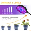 15W 30W 45W 60W LED Grow Light 4 TIMING 5 DIMMABLES NIVEAUX CLETURES USB POUR INTÉRIEUR AVEC SPECTRUM PHYTOLAMPS Réglable GOOSENCCK 4/8 / 12H TIMER 3