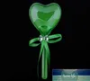 Emballage cadeau 50pcs sucette en plastique vert/blanc avec ruban bonbons boîte de chocolat boîtes pour fête de mariage anniversaire bébé douche faveurs cadeaux1