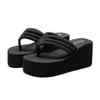 Summer Dames Solid Color Flip-flops Casual Beach Slippers voor vrouwen Comfortabele en ademende damesslippers 210611