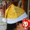 5 Renkler Sequins Şapka Parti Malzemeleri Noel Süslemeleri Ev Yılın Cap Santa Şapka Yetişkin Bebek Noel Beanies