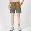 Men's Summer Lace-up Sports Fitness Shorts Colorblock Comfortable Running Casual Fashion Beach X0723