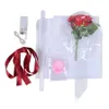 Chaud 2022 Saint Valentin LED Ballon Lumineux Rose Bouquet Boule Transparente Rose Cadeau Fête D'anniversaire Décoration De Mariage Ballons WHT0228