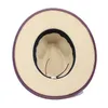 Chapeaux à large bord de haute qualité Fedora Chapeau Femmes Hommes Imitation Laine Feutre 2 Couleurs Dégradé Panama Fedoras Chapeau SombreroWide Pros22