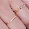 14K Gold Filled Zircon Rings Knuckle Boho Jewelry Anillos Mujer Bague Femme Minimalism Anelli Donna Aneis Ring For Women 211217