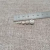 Other 925 Sterling Silver Satin Matte Round Beads 3mm 4mm 5mm 6mm 8mm For Bracelet Necklace Rita22