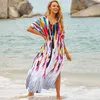 Coton plage couvrir caftans sarong maillot de bain s paréos maillot de bain femmes maillot de bain tunique # Q641 210420