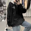 2021 Vår Höst Nya Casual Truvor Män Japan Harajuku Zipper Skriv ut Loose Fit Fashion Sport Cardigan Hoodies Sweatshirts Män Y0804