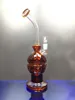 Bong in vetro Acqua Perc Recycler Tubi dell'acqua 14,4 mm Giunto Fab Egg Dab Rig Soffione doccia Perc Narghilè Tubi Tubi Colori Bong sest_shop