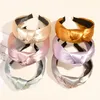 European och USA Fashion Silk Women Headbands Non Slip Vintage Cross Face Tvätt Headband för tjejer