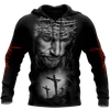 Herren Hoodies Sweatshirts Premium Christian Jesus Unisex 3D-Druck Mode Grafik Hoodie Streetwear Casual Reißverschluss Kapuzenpullover Übergroß S