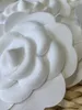 Decorative White Flower For Photography Packing Material Camellia DIY accessories 7.3x7.3cm self-adhesion Camellia Fower Stick for boutique packing