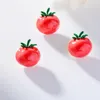 Pins, Brooches Blucome Craft Enamel Pin Cute Brooch Lovely Tomato Fruit High Quality For Men Dress Shirt Bag Hat Hijab Lapel