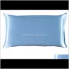 30 100 Silky Satin Hair Beauty Pillowcase Standardqueen 1Pc Pillow Case Hmfnc 5E8Ka