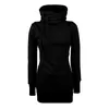 Vrouwen Hoodie Sweatshirt Solid Hooded Lange Mouwen Pullover Hoodies Trekkoord Plus Size 4XL Mode Vrouwelijke Lente Hoodie 210419