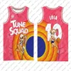 6 LBJ King James Space Jam 2 Tune Squad Jersey Basketball Bugs Lola Bunny Tweety Bird Taz Maglie Throwback Daffy Duck Bill Murray Uniform
