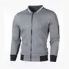 Veste de moto pour hommes 2021 Veste de baseball à col montant pour hommes Sports décontractés Printemps et automne Nouveaux produits Bomber Jacket Me X0710