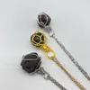女性のためのチェーンが付いている不規則な天然ガーネットの石の金の銀メッキの手作りのペンダントのネックレス