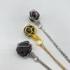 Irregular Natural Garnet Stone Gold Silver Plated Handmade Pendant Necklaces With Chain For Women Girl Fashion Healing Jewelry