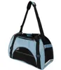 Hollow-out portátil respirável impermeável cão de estimação portador de cão bolsa azul tamanho azul tamanho l bag