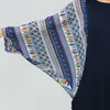 Casual Dresses Plus Size Mellan￶stern Kvinnor Abaya Muslimsk kl￤nning Batwing Sleeve Kaftan Islamiska arabiska turkiska tryckta lappt￤cken Maxi