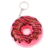 Squishy 7.5cm Kawaii Soft Scented Squishy Donut Rebote Lento Squeeze Decompression Toy Acessórios Telefone Squishies Simulação