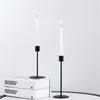 Ljushållare 2st / set Metal Luxury Candlestick Fashion Wedding Stand Exquisite Bar Party Table Ho