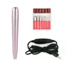 20000rpm Full Alloy Electric Nail Drill pen Machine Manicure Pedicure tool with 6pcs sanding bits two color option NAD030