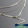 Sexy Multilayer Sequins Rhinestone Tassel Pendants Chain Necklace Choker Collar Women Jewelry