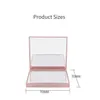 Miroir de maquillage pliable avec 6 petites lampes à LED miroirs carrés commutateur Batterie touchée Touche Touche Tobe Miroir cosmétique