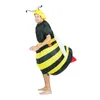 Maskot KostümEnflatable Bumble Bee Kostümleri Kadın Erkekler Yetişkinler Için Parti Karnaval Elbise BlowUp Kıyafetler Cadılar Bayramı Purim Suits Tavuk Geyik