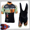 Scott Team Cycling Kortärmad Jersey (Bib) Shorts Sätter Mens Sommar Andningsväg Cykelkläder MTB Bike Outfits Sport Uniform Y210414154