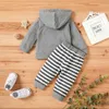 Baby Boy Casual Stripes Baby set 210528