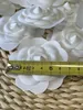 Decorative White Flower For Photography Packing Material Camellia DIY accessories 7.3x7.3cm self-adhesion Camellia Fower Stick for boutique packing