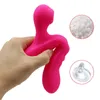 NXY Sex Vibrators Flap Sug Vibration 3 i 1 g Spot Vibrator Leksaker för Kvinnor Par Kvinnlig Tunga Lickar Kanit Dildo Klitoris Stimulering 1209