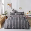 Klassisk Rosa Kärleksstil Hem Sängkläder Ställ Duvet Cover Pillowcase Flat Bill Sheet Queen King Single Size 211007