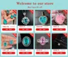 Charms 925 Sterling Silver Water Drop 1014mm Paraiba Tourmaline Emerald Quartz Rings for Women Zircon Cocktail Party Fine Jewel8577829