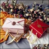 Wrap Event Festive Party Supplies Home GardenStobag 10st/Lot Enruple Paper Cake Boxes Wedding Birthday Year Gift Packaging Chocolate Cand