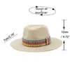 Printemps Été Chapeau De Plage Chapeau De Paille Femmes Hommes Large Bord Chapeaux Femme Homme Jazz Panama Top Cap Femme Mâle En Plein Air Casquettes Occasionnelles Protection Solaire Chapeau De Soleil Chapeaux De Soleil En Gros