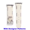 Fashion L Designer Leather Straps for Apple Watch Band 40mm 44mm 49mm 42mm Bracelet Bands Black Square Designs Flower Watchband iWatch Series 8 7 6 5 4 3 2 SE Belt Stripes