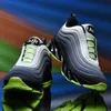 2021 Mens Running Shoes non-brand men fashion trainers white black yellow gold navy blue bred green womens sports sneakers fifty one