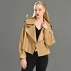 Genuine Leather Jacket women real sheepshin leather coat spring fashion real leather jacket 210916
