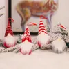 Decorazioni natalizie fatte a mano Peluche Piccolo Santa Figurine Ornamenti Scandinavi Elf Tree Pendant Decoration Home Decor RH2193