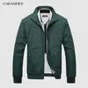 CARANFIER Standard US taille Casual Veste Hommes Printemps Automne Survêtement Mandarin Sportswear Hommes Vestes pour Homme Manteaux XS-5XL X0621