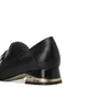 ALLBEEFOファッションブランドハイヒールのオフィスレディースシューズ本革厚いヒール女性の靴女性のハイヒールの靴のサイズ：33-42 210611