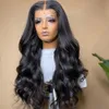 Burgundy 13x4 Lace Front Wigs Body Wave Ombre Virgin Human Hair Brazilian Bleached結び、赤ちゃんの髪で摘み取られた130％150％180％女性のための密度深い波密度