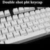 طلقة مزدوجة PBT Keycap 108 Key ANSI Layout OEM الشخصي الخط الأسود Keycaps الألعاب الميكانيكية لوحة المفاتيح MX