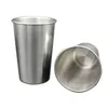 Stainless Steel Flexible Folding Mugs Ourdoor Travel Camping Cup With Keychain Portable Foldable Drinkware