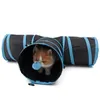 Cat Toys Collapsible Tunnel With Ball Play Y Shape 3 Holes Funny Animal Toy Kitten Puppy Dog Exercise Cave House Training Tool